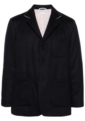Thom Browne padded cashmere shirt jacket - Blue