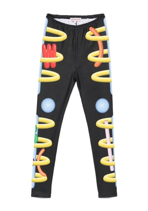 Walter Van Beirendonck Void Clown Bike leggings - Black