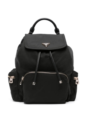GUESS USA Gemma logo-plaque backpack - Black