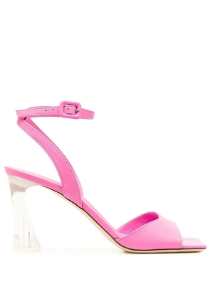 Giuseppe Zanotti transparent-heel strappy sandals - Pink
