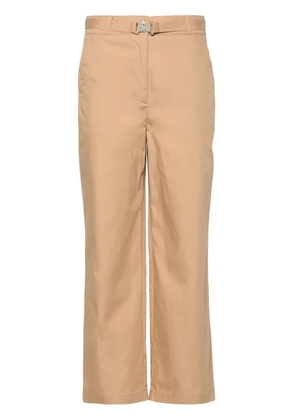 LIU JO belted straight-leg trousers - Neutrals