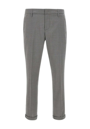 DONDUP turn-up wool trousers - Grey