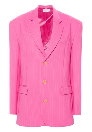 Giuseppe Di Morabito pinstripe single-breasted blazer - Pink