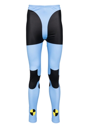 Walter Van Beirendonck Dummy Bike leggings - Blue