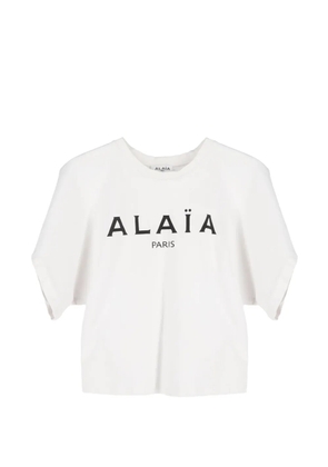 ALALA logo-print cotton T-shirt - White