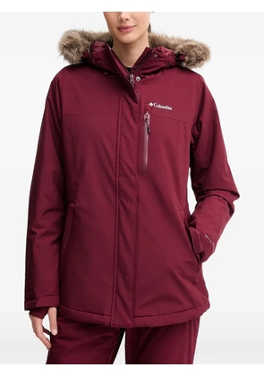 Columbia Ava Alpine faux fur-trim hooded ski jacket - Red