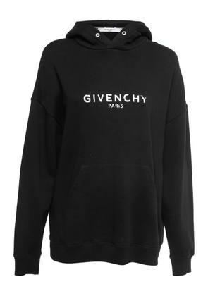 Givenchy Pre-Owned 2024 cotton logo-print hoodie - Black