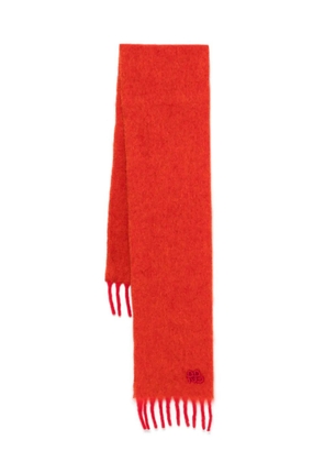 Ruslan Baginskiy logo-appliqué scarf - Orange