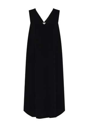 Sportmax V-neck sleeveless dress - Black