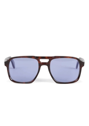 Cutler & Gross 1394 tortoiseshell square sunglasses - Brown