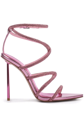 Le Silla Bella crystal-embellished wrap sandals - Pink