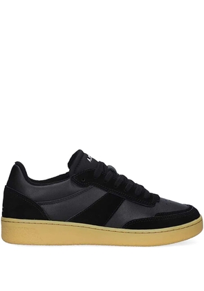 A.P.C. Plain suede-panel sneakers - Black