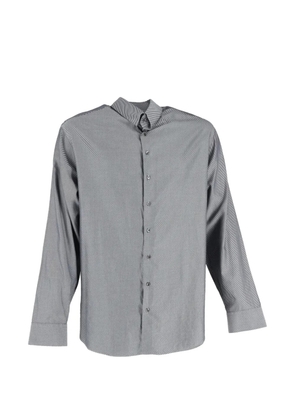 Giorgio Armani Pre-Owned diagonal striped long sleeve shirt - Grey