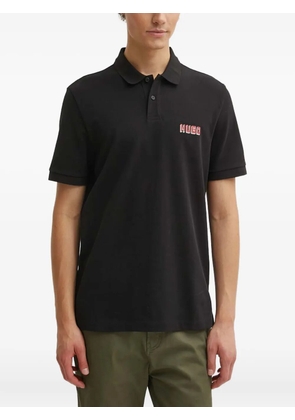 HUGO cotton polo-shirt - Black
