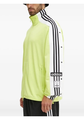 adidas three-stripe-detail zip-up sweatshirt - Green