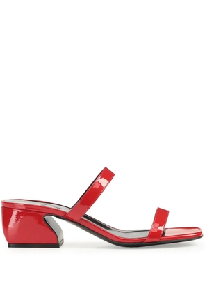 Sergio Rossi SI Rossi 45mm leather sandals - Red