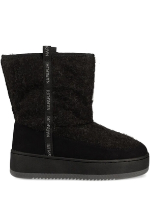 Napapijri faux-fur ankle boots - Black