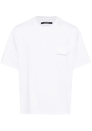 SONGZIO logo-print cotton T-shirt - White