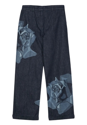 Kenzo Rose straight-leg jeans - Blue