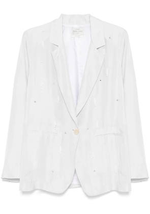 Forte Forte crystal-embellished blazer - Grey