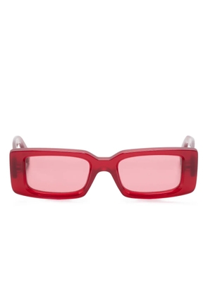 Off-White Eyewear Arthur rectangle-frame sunglasses - Red