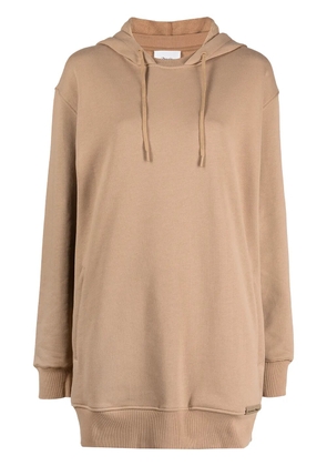 3.1 Phillip Lim drawstring-hooded dress - Neutrals