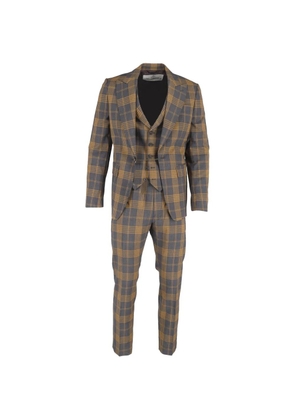 Vivienne Westwood Pre-Owned plaid-pattern three-piece suit - Grey