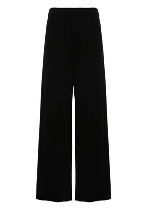 Gauchère wide-leg jersey trousers - Black