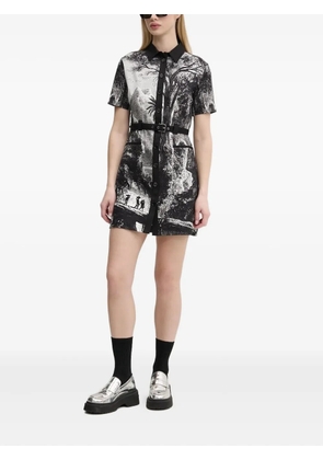 Desigual belted mini dress - Black