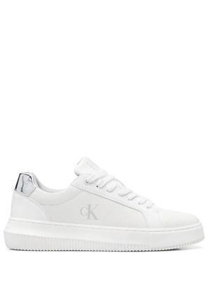 Calvin Klein Jeans leather sneakers - White