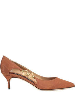 Sergio Rossi leather pumps - Brown