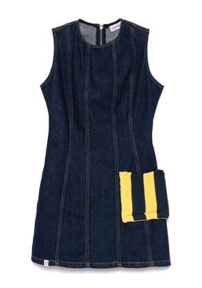 Charles Jeffrey Loverboy denim dress - Blue