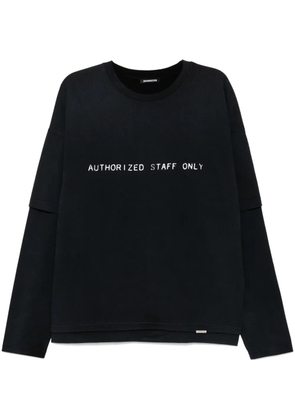 Ground Zero graphic-print T-shirt - Black