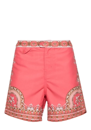 Camilla Shell Games Tailored swim shorts - Pink