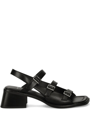 VAGABOND 60mm Ines buckle-detail block-heel sandals - Black