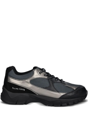 Filling Pieces metallic-panel mesh sneakers - Black