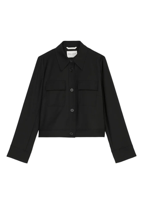 Marc O'Polo button-up cropped jacket - Black