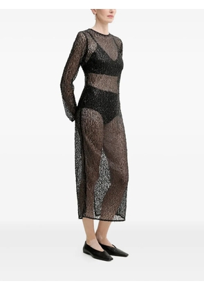 SAMSOE SAMSOE Samadda sequin-embellished midi dress - Black