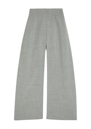 A.W.A.K.E. Mode barrel-leg high-waisted trousers - Grey