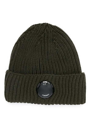 C.P. Company Lens detail beanie hat - Green