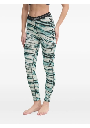 icebreaker x Protect Our Winters printed waistband leggings - White