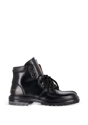 Common Projects lace-up leather boots - Black