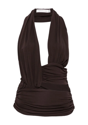 Christopher Esber draped top - Brown