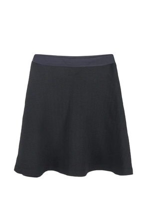 SANDRO textured A-line skirt - Black