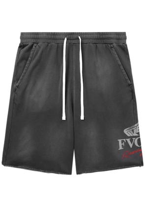 FIVE CM logo-print cotton shorts - Black