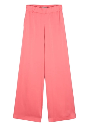 D.Exterior satin wide trousers - Pink