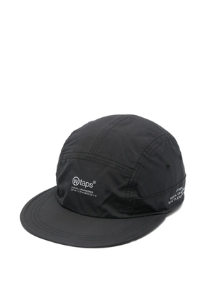 WTAPS logo camper cap - Black