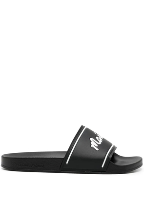 Maison Kitsuné Handwritting slides - Black