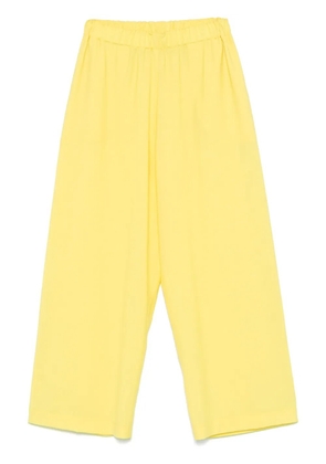Fabiana Filippi cropped palazzo trousers - Yellow
