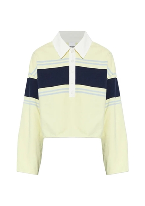 RE/DONE striped polo top - Yellow